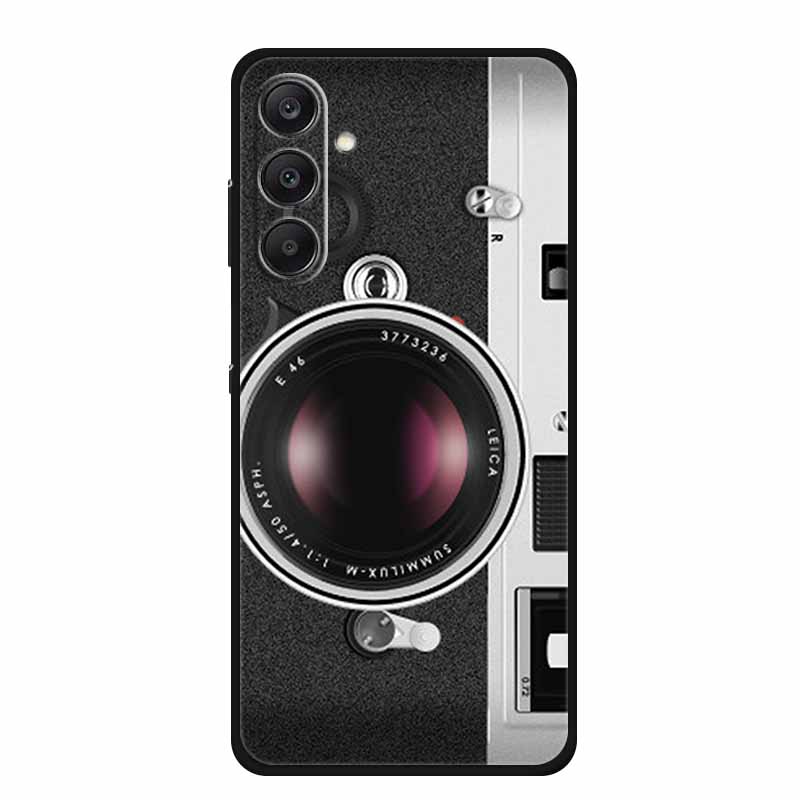 For Samsung Galaxy A36 5G Case Soft Silicone Cover Black Bumper TPU Phone Cases For Samsung A36 Case A 36 5G Funda Back Cover
