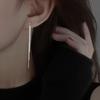 Fangxing Long Line Tassel Earrings for Women, with A Simple, Fashionable, Versatile and Super Fairy Cool Style