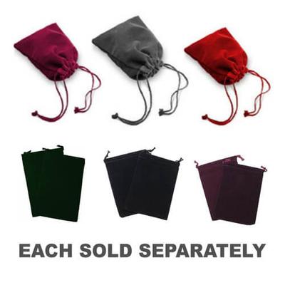 Dice Bag Suedecloth Large