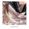 Fashion versatile silk wool silk scarf women's autumn and winter new 65cm double-sided printing high-end square scarf silk wool scarf