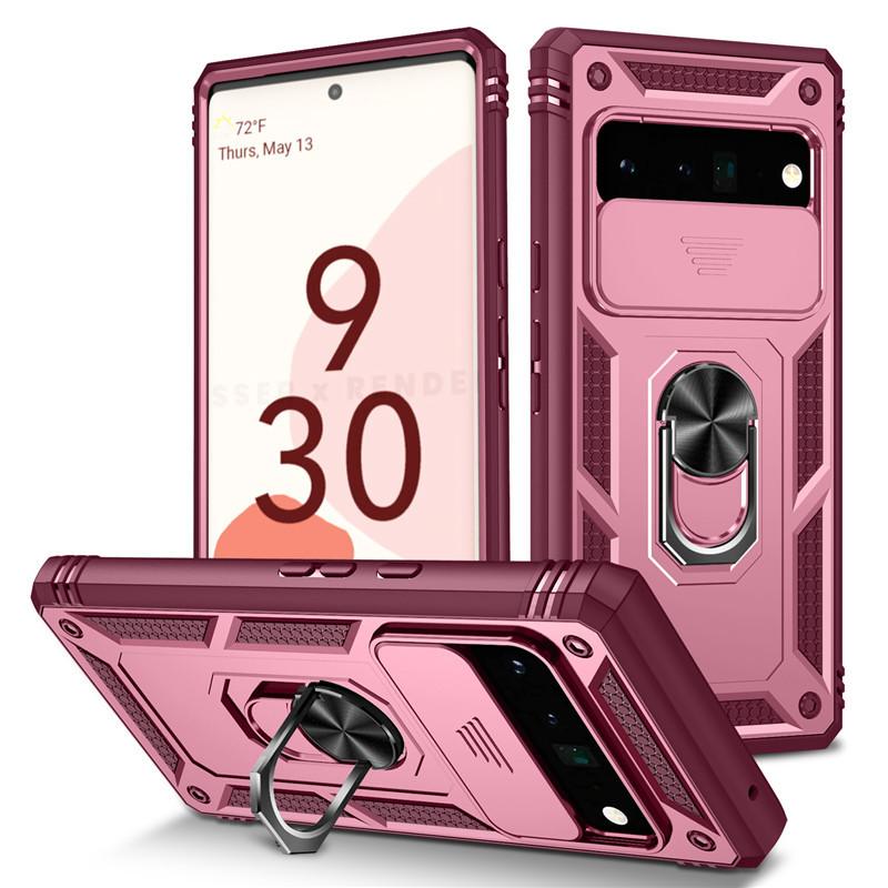 Applicable To Google Pixel 9A Sergeant Push Window Mobile Phone Case Pixel 10 Bracket Anti-drop Protective Case