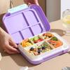 900/1300ML Divides Lunch Box Reusable Lunch Container Portable Outdoor Picnic Box  Tableware