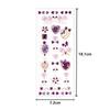 Acrylic Gemstone Stickers,3D Korean Colorful Diamond Decorative Handbooks Stickers Face Stickers ,diy Face Jewelry Sticker