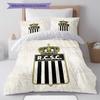 Sporting Charleroi Pattern Bedding Home Decoration Birthday Gift ( 1 Duvet Cover + 2 Pillowcase, Without Core),fan Merchandise.
