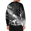 Men's Casual Fashion Printed Round Neck Pullover Sweatshirt