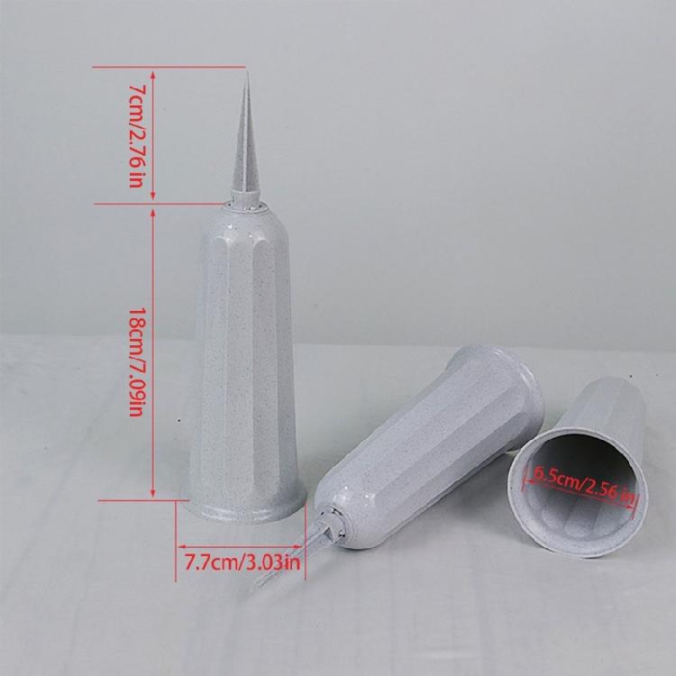Grave Vases with Spikes Classical Design Florals Arrangements Plastic Holder for Cemetery Memorial Flowers Container