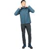 DECATHLON MH500 Lightweight Waterproof Windproof Breathable Rainproof Jacket Men's Dark Blue Brick Color