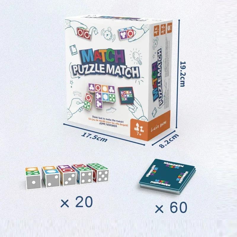 Non-Toxic Montessori Kids Space Logical Thinking Board Game Matching Puzzle Family Tables Games Children Interactive Educational Toys