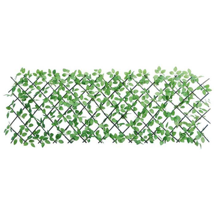 VidaXL Treillis de Lierre Artificiel Extensible, Écran de Clôture, Brise-vue d’Intimité, Décoration de Jardin Extérieur, 366586