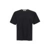 Letter Round Neck Fitted Short Sleeve T-Shirt Men Tops Black 80152RC86-V0029