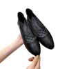 Shoes Female Black Not Tired Feet Thick Heel Soft Sole Silent Professional Flight Attendant Interview Middle Heel Tooling Work Shoes