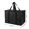 Large Insulated Food Bag Waterproof Cooler box Foldable Lunch Thermal Bag  Drink Carrier Delivery with zipper for Picnic Camping
