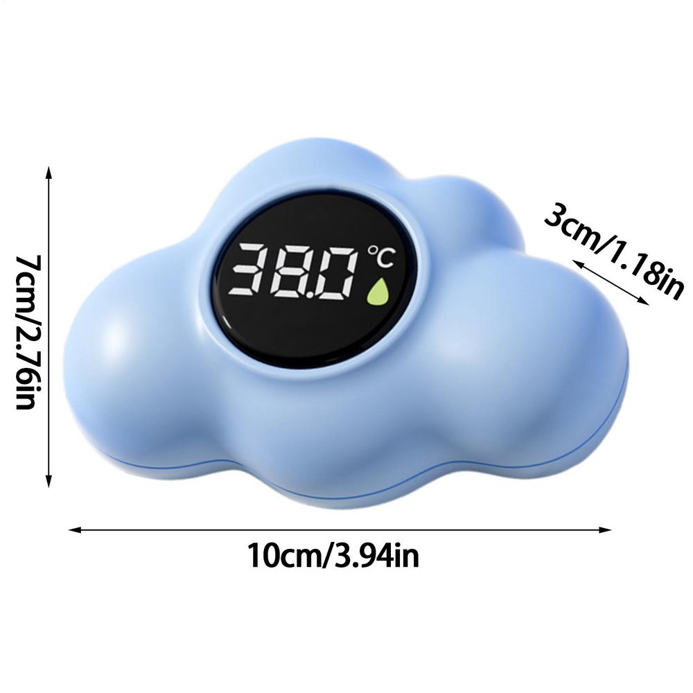 Baby bath thermometer Tub Temperature Monitor  LED display Hot Cold Water Resistant Temperature Warning Monitor Sensor