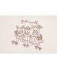 Bloom Rabbit Embroidered Hoodie Cream