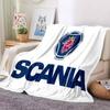 Couverture jetée 3D Camion Scania Polaire Chaude Confortable Douce pour Canapé Lit Coloris ثابت Anti-Statique Lavable en Machine
