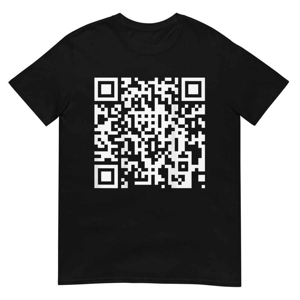 Lustiges QR Scan Me Präsident Trump 45/47 Trump Tanzen Code T-Shirt
