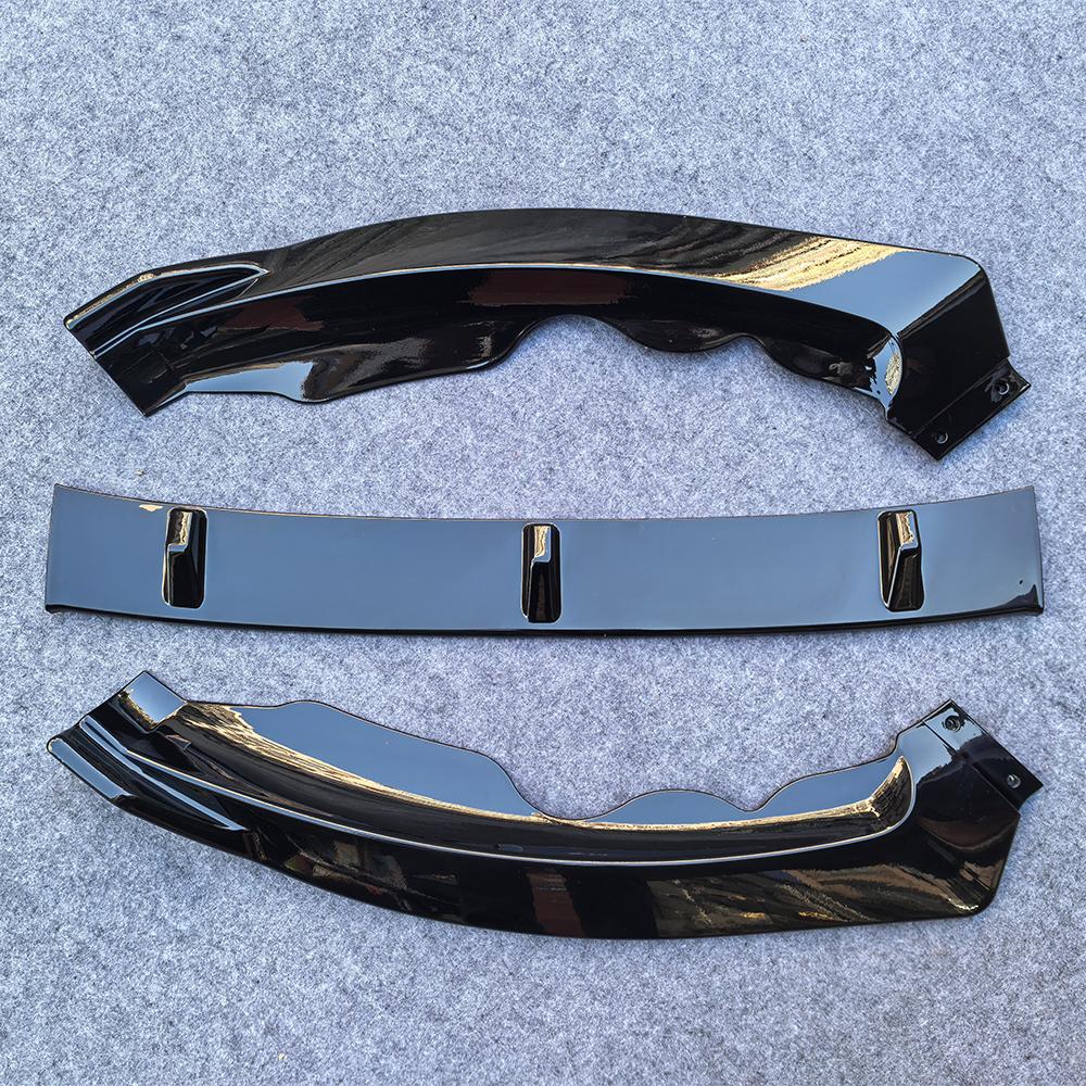 HTTYYX Lesklý černý přední nárazník auta Splitter Lip Diffuser Body Kit Spoiler Guard Pro Ford Mondeo Fusion 2013 2014 2015 2016