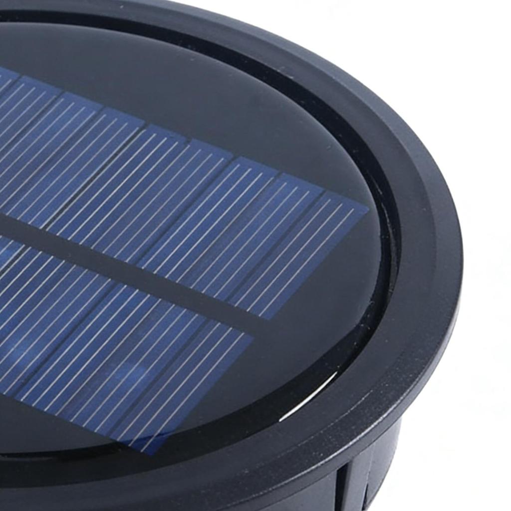 Solar Cap Replacements LED Warm Lighting Garden Decor Solar Panel For Outdoor Lights For Outdoor Patio Deck Fence Lawn Yard