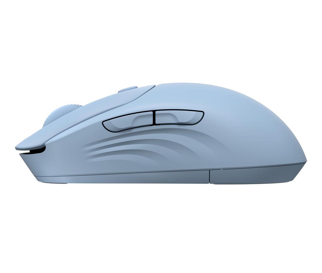 HP 400 Silent Wireless Mouse Bluetooth USB Dongle Sensor up to 6000 Silicone Battery Life up to 24 Ambidextrous Design Blue 2.4GHz Connection,