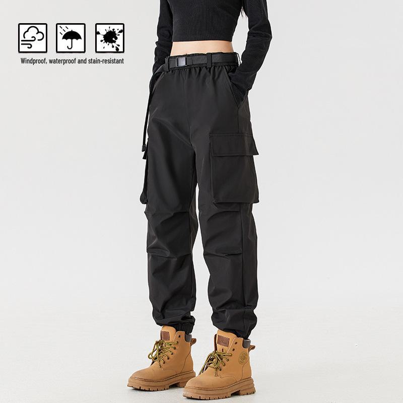 

Wind & Waterproof Outdoor Soft Shell Pants for Men & Women - Autumn/Winter, Fleece-Lined, Perfect for Hiking & Leisure Activities 3XL [190-210 lbs]