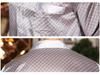 Men's Silk Long Sleeve Pajamas Set: Spring to Autumn, Lightweight, Loose, and Comfortable Homewear.