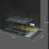 1/64 Model Car Display Organizer Decorative Toy Storage Box Parking Garage Diorama