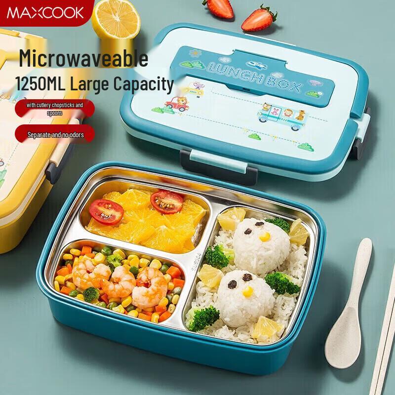 MAXCOOK 304 Stainless Steel Kids Lunch Box