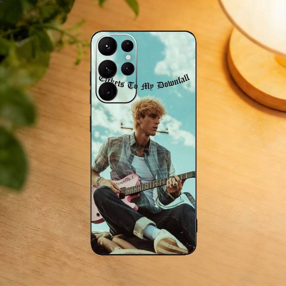 

M-MGK Machine Gun Kelly Phone Case For Samsung S25,S24,S21,S22,S23,S30,Ultra,S20,Plus,Fe,Lite Black Shell Samsung S24