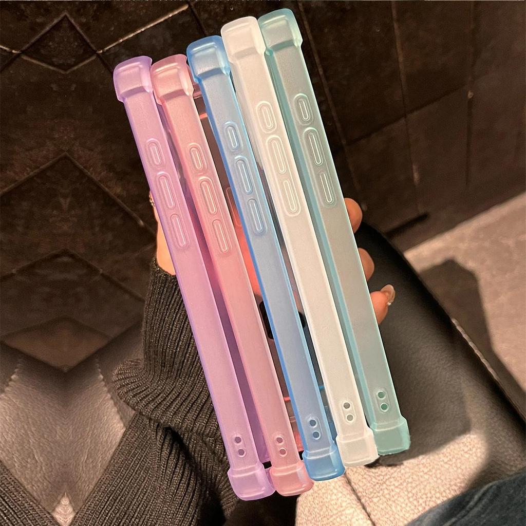 DIY Magnetic Ring Jelly Case for Vivo V30 Pro Anti-Drop 4-Corner Airbag Protection