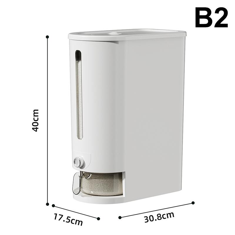 High-End Pressed Rice Bucket Insect-Proof Moisture-Proof Sealed Household Food-Grade Rice Box Flour Storage Container