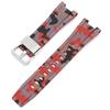 Correa de Resina para Casio G-Shock GST-W300 GST-S300 GST-S210B GST-S110 GST-W110 Hombres Reemplazo Pulsera Brazalete de Goma Camuflada para Reloj