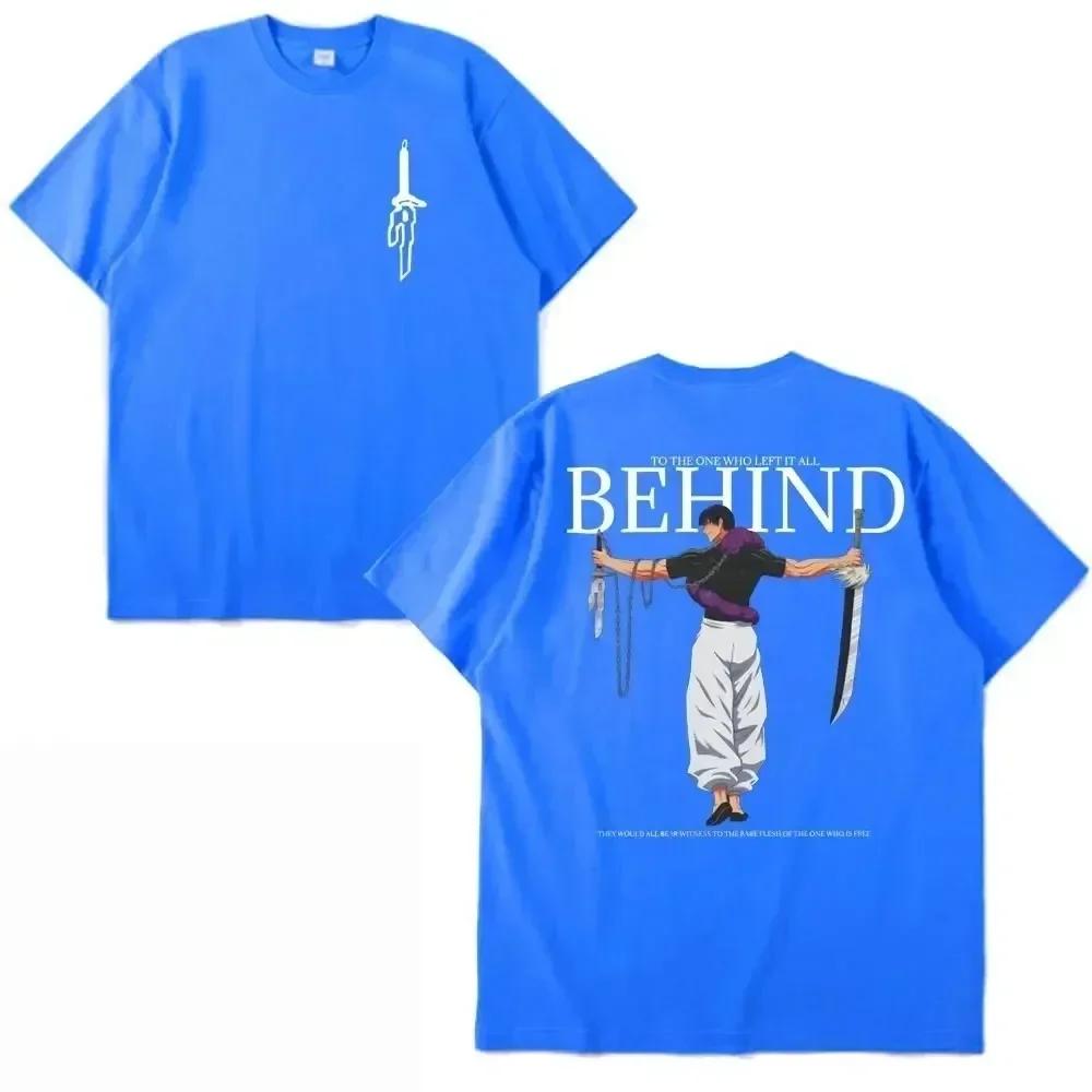 Anime Jujutsu Kaisen Fushiguro Toji Do Tego, Który Zostawił Wszystko Za Sobą Graficzny T-shirt Męski Damski Casualowy T-shirt Harajuku Y2k Top