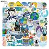 10 30 50 100PCS Cartoon Global Climate Change Stickers Polar Bear DIY Toy Car Suitcase Laptop Skateboard Mobile Decal Sticker F5