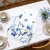 Set Of 6 Aprons With Floral And Butterfly Prints, Made Of Polyester, Suitable For Kitchen Cooking And As A Protective Garment