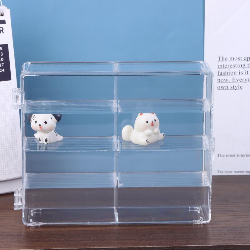 1Pcs Car Model Dust-Proof Display Stand Transparent Toy Car Placement Box Compact Car Model Storage Display Box