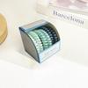 6-Pack Frosted Elastic Hair Rings - Durable, Simple Ponytail Bands for Women