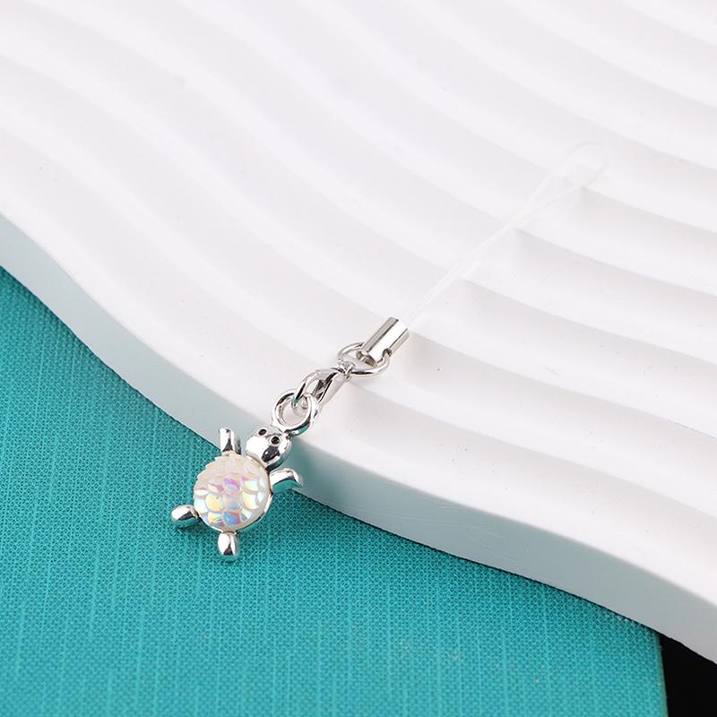 Anti Loss Mini Fish Scale Turtle Mobile Phone Strap Chain Pendants Bag Hangings Decoration