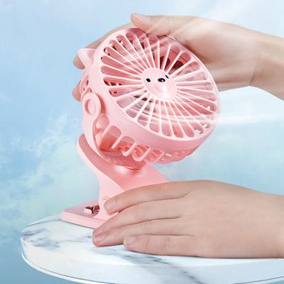 Mini Portable Clip On USB Rechargeable Folding Home Office Desktop Cooling Fan