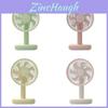 Portable Usb Desk Fan With Builtin Battery And Adjustable Speed For Study And Travel