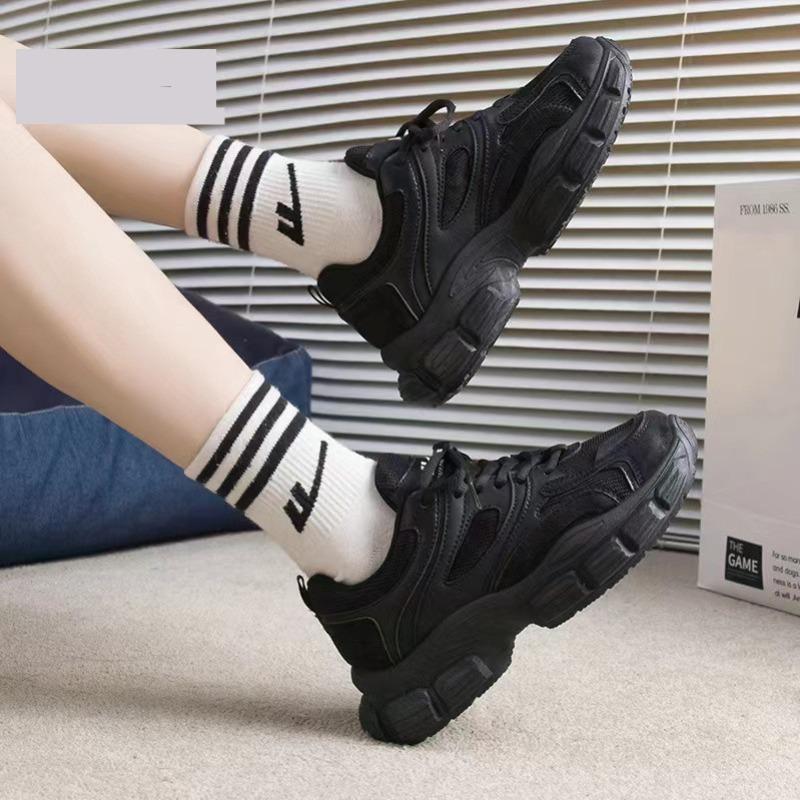 New college style muffin platform running sneakers retro student casual shoes