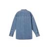 Levis SS22 Cool Series Button-Down Solid Color Denim Long Sleeve Shirt Men Shirts Blue A1915-0001