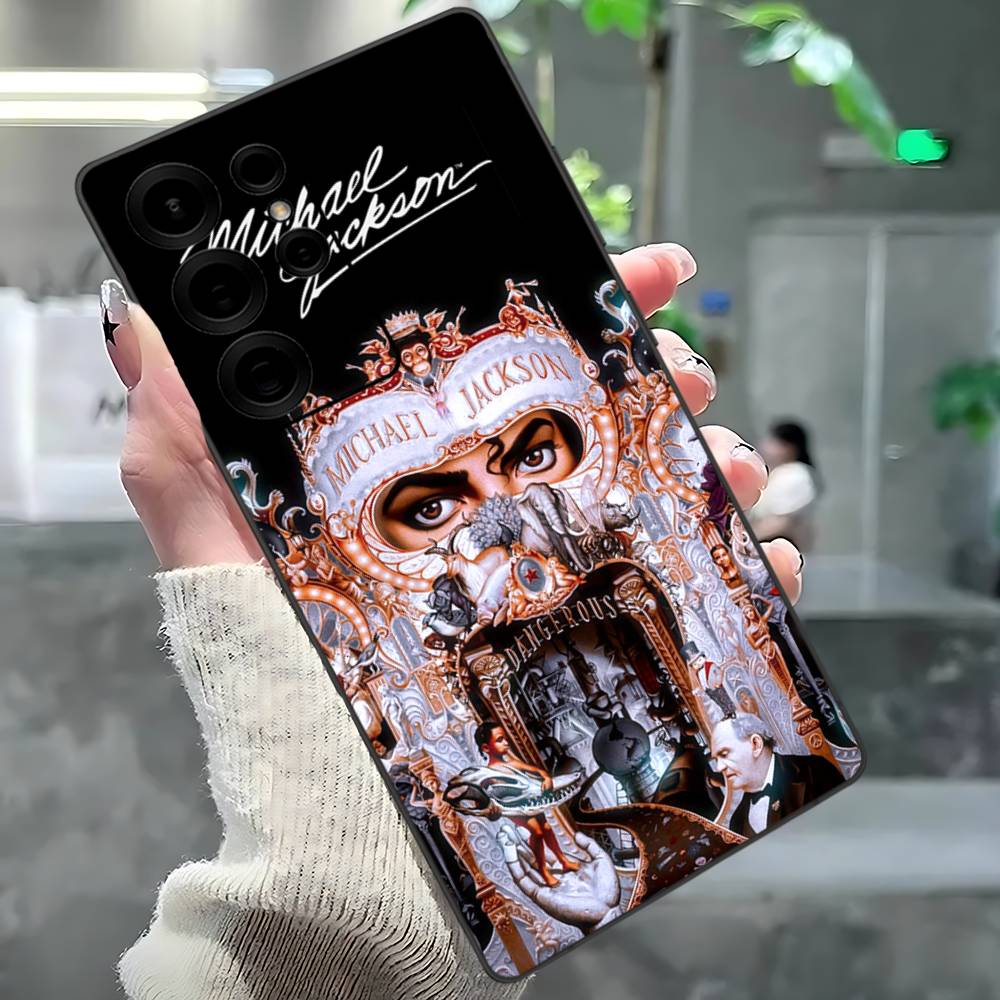 Pop Singer Michael Jackson Phone Case For Samsung S 24 Fe 25 Ultra Plus 20 Lite 21 30 22 23 24 22 Ultra 5G Fundas