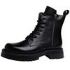 Martin Boots Men's High Top Winter Soft Leather Short Boots Tooling Boots Fleece Thickened Autumn Boots