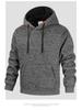 2025 Men's Trendy Hong Kong Style Long Sleeve Hooded Sweatshirt - Spring/Autumn Fashion Casual Pullover