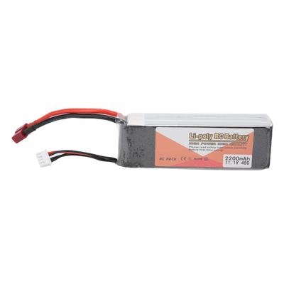 Paquete de Batería Lipo 11.1V 2200mAh 3S 45C con Conector T Batería RC para Coche RC Barco Camión Helicóptero