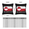 Greenland  Square Pillow Case MAGA Make America Go Away  Cushion Cover Custom Zippered Decorative Pillowcover for Sofa 4545cm