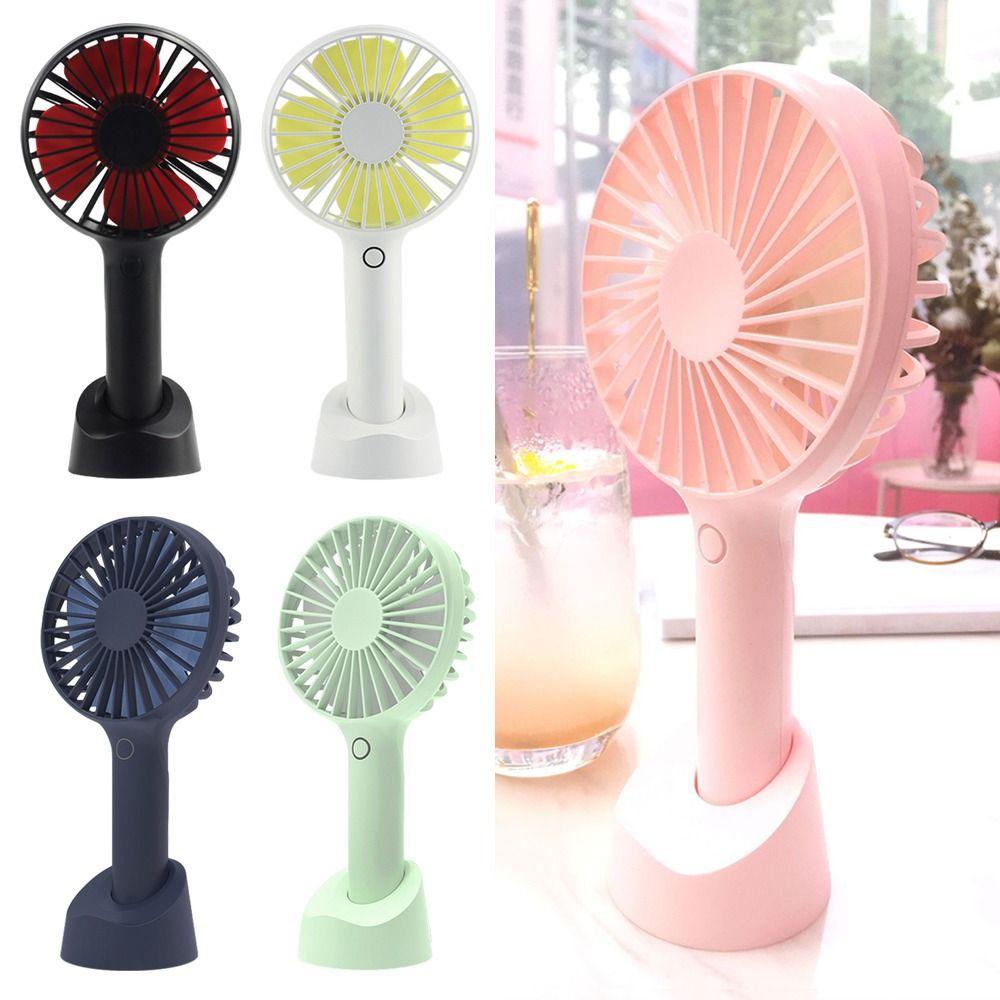 

Usb Portable Ultra Long Range Silent Rechargeable Fan Small Desk Cooler Hand-Held Fan