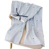 Korean-Style Blue Striped Wide-Leg Women's Pants – Spring/Summer 2026 Collection