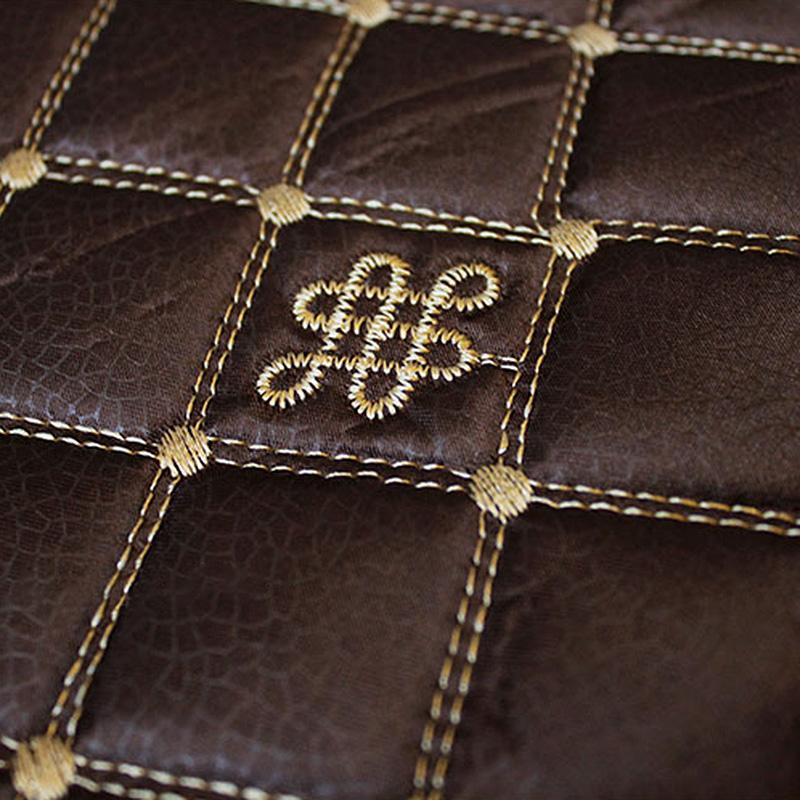 100*148cm Dickes Satinstoff Schwamm Stickerei Muster Stoff Für Diy Auto Innenraum Sitzkissenbezug Polster Sofa Material