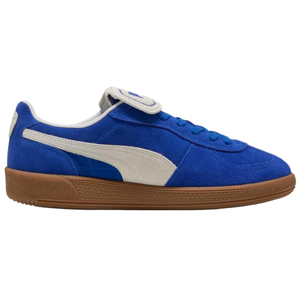 Puma Palermo Premium Fashion Comfortable Versatile Casual Low-Top Training Shoes Unisex Sneakers Blue White 402350-01